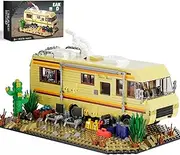 RV Model Car Building Set, Upgraded Classic Scene, Compatible with Lego Breaking Bad, The for Adults and Avid Fans