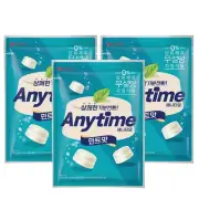 LOTTE Anytime Sugar-Free Xylitol Candy Pouch Pack Mint Flavor Korean 185g 3Pack