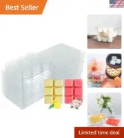 Eco-Friendly 100 Count Wax Melt Clamshells - Perfect for DIY Candle Enthusiasts