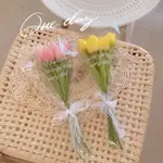 *INS臥室桌面裝飾仿真花郁金香花束茶幾絹花擺件向日葵