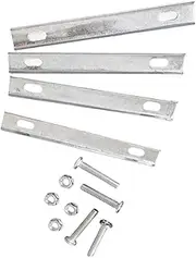 Bike Rear Basket, Bike Rack Basket Fixing Kits Metal Bike Rear Basket Mounting Brackets with Screws and Nut, DIY Bike Lock Holder Mount for Bicycle Cargo Rack