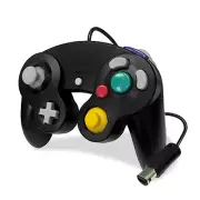 Old Skool Dual Analog Controller for Nintendo Game Cube and Wii - Black