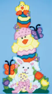 Mary Maxim Easter Pileup Plastic Canvas Kit