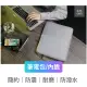 【BUBM】Macbook 15吋輕巧纖薄純色收納內袋防撞防潑水保護筆電包/內膽包(灰色)