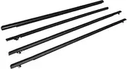 Door Seal Strip for Fit 2009-2014 4Pcs Window Outer Weatherstrip Side Door Windows Glass Rubber Belt Moulding Trim Sealing Protector