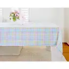 Solino Home Linen Dining Tablecloth for Spring, Summer Decorations Gingham Check