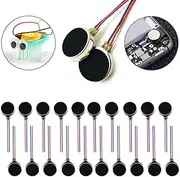 20PCS Vibration Motor DC3V 12000rpm Mini Vibration Motor Vibrating Motors for Projects Electronic Device Repair Single Board Computers Project Classroom Project Bristle Bots Cable 1.2in