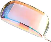 [Baluue] 1pc Storage Bag Cosmetic Bag TPU Clear Bag Clear Toiletry Bags Travel Make up Organizer Bag Holographic Makeup Bag Make up Organizers Bag Travel Makeup Kit Toiletry Pouch Colorful