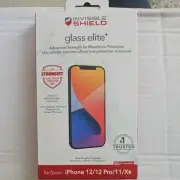 ZAGG InvisibleShield Glass Elite+ Plus Screen Protector for iPhone 12 Pro/11/XR