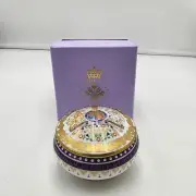Royal Collection Trust Platinum Jubilee Pillbox Queen Elizabeth Crest 2022 New