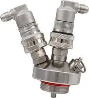 Accessories Mini Keg Beer Spear Tap Dispenser Double Ball Lock Post Keg Ball Lock Connector Brewing Accessory(Set)