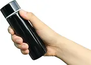 Mini Stainless Steel Vacuum Insulated Water Bottle - Cute Slim Design for Kids (Black)