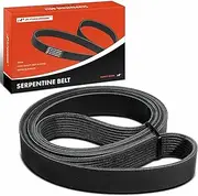 A-Premium Engine Serpentine Drive Belt Compatible with Ford, Freightliner, Kenworth & Peterbilt Cars - F-650/F-750 2008-2009, B2 2007, M2 106 2005, MT45 2008, MT55 2008-2009, T380, T480, 537, 548