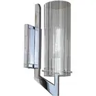 Norwell Lighting 8143-CH-CL Faceted Sconce Wall Light in Chrome