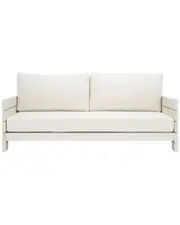 Safavieh Couture Chrissie Wood Patio Sofa
