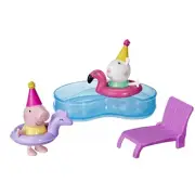Peppa Pig Peppa’s Pool Party Playset with 2 Figures and 4 Accessories,...