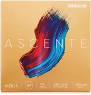 D'Addario A310 Ascente Violin String Set - 1/2 Size, Medium Tension