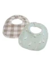 [Bubba Blue] Provincial Dribble Bibs 2 Pack in Multi
