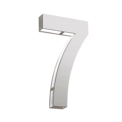 Sandleford 120mm 7 Stainless Steel Azure Numeral