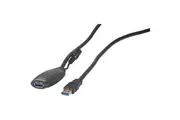 Digitech USB3.0 Active USB Type A Standard Plug & Play Extension Lead Black 10m