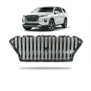 Fits for Hyundai Palisade 2019-2022 Black Front Grille Mesh Grill Bar Vent Trim