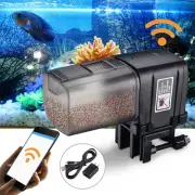 Smart Automatic Pond Fish Feeder Tank Aquarium WIFI Remote Control Timed Food