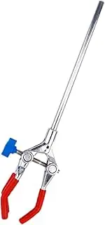 TOKIDNY 3 Flask Clamp Three-claw Clip Laboratory Clamp Holder Prong Adjustable Exhaust Jack Scissors Lifter Hose Clamp Lab Jack Supplies Bar Flasks Metal Flask Clamp Holder Stainless Steel
