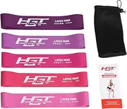 HGT Resistance Bands Set - Latex-Free Booty Bands for Women & Men - Supports Stretching, Yoga, PT, Glutes & Legs Training - Exercise Equipment for Home/Gym Workouts