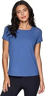 [RBX] Active Women's Short Sleeve Ventilated Mesh Athletic Performance Workout T-Shirt