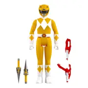 Power Rangers - Yellow Ranger ReAction Figure - 3.75 Inch