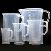 Office Textbook Science Laboratory Beaker Transparent Kitchen Plastic Measuring