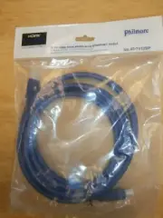10FT HDMI ETHERNET HIGH SPEED CABLE,BLUE WIRE,NOS