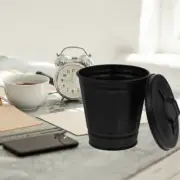 2 PCS Kitchen Organizer Worktop Trash Can Mini Office Waste Paper Bucket