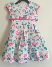 Jona Michelle Little Girls Floral Dress - Floral Print - Size: 3T