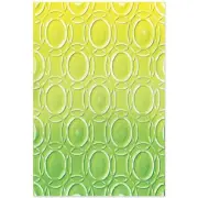 3-D Textured Impressions Embossing Folder Cosmopolitan, Golden Rings by Stace...