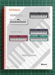 Roland Go_Keys_3 — 7 in 1 Owners Manual User Instructions — 121 Pages — USA Made