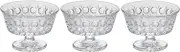 ADERIA F70728 Mizuki Sunday Parfait Glasses, Set of 3, Made in Japan, Dessert Containers, Cups, Glass, Stylish, Ice Cream, Dishes, Footed Included, Coffee House, Tableware, Commercial Use, Present,
