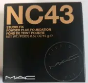 MAC Studio Fix Powder Plus Foundation Shade NC43 Full Size Original New In Box