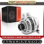 Alternator for Mazda 3 2012-2013 L4 2.0L 110A 12Volt Clockwise 6-Groove Pulley (for: Mazda)
