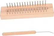[Garneck] Knitting Machine for Beginners - DIY Wool Knitting Kit with Braiding Maker and Knitter - for Crafting Cozy Blankets and Scarves Easy to Use and Lightweight