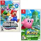 Super Mario Bros. Wonder & Kirby & the Forgotten Land Switch New Bundle