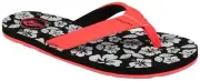 Volcom Girl's Vicky Sandal - Electric Coral - New