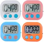 Digital Kitchen Timer Big Screen Loud Alarm Magnetic Backing for Cooking Baking