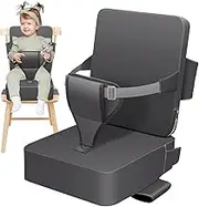 Kids High Chair Cushion | Kids Dining High Chair Cushion | Anti-Slip Comfort Mat with Strap Fixation for Toddler 1-6 Years Old Home Apartment Travel Hotel