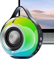 Patio Speakers - Portable Wireless Speakers - Stereo Device with Lights for Offices Car Bathroom Family Garage Home Friends Patio