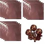 Foil Candy Wrappers, 100pcs Candy Bar Wrappers, Square Aluminium Foil Candy Wrappers Sugar Wraps Paper for DIY Candies and Chocolate Packaging by Party Wedding Birthday Christmas,(Coffee Colour)