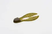 Zoom Fishing Lures 037025 Super Chunk Jig Trailer 3 1/2 Inch 5 Per Pack Green