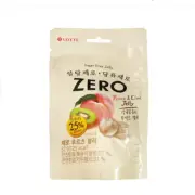 Lotte Zero Sugar Fruits Gummy 52 g (pack of 4)