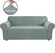 Stretch Sofa Slipcover Sofa Covers Furniture Protector -Light Green