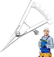 Mini Edge Press, Precision Spring Wing Divider - Precision Spring Wing Divider, Lockable Metal Compass, High Accuracy Adjustable Marking Gauge